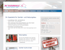 Tablet Screenshot of ihr-installateur.de